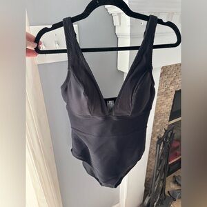 Tommy Bahama Black One Piece Swimsuit